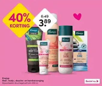 DA Kneipp Bad-, body-, douche- en handverzorging aanbieding