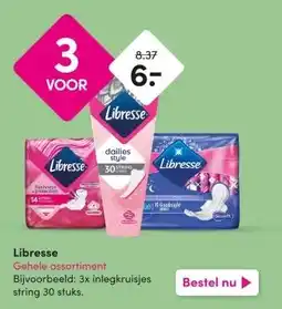 DA Libresse Gehele assortiment aanbieding