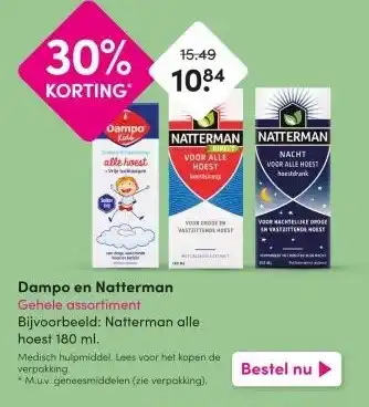 DA Dampo en Natterman Gehele assortiment aanbieding