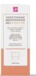 DA HOESTDRANK BROOMHEXINE HCI 8 MG/5 ML aanbieding