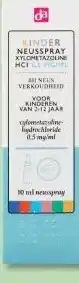 DA KINDER NEUSSPRAY XYLOMETAZOLINE HCI 0,5 MG/ML aanbieding