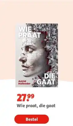 Bruna Wie praat, die gaat aanbieding