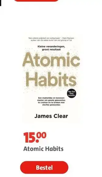 Bruna Atomic Habits aanbieding