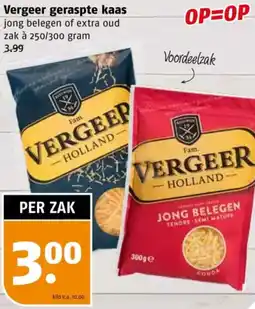 Poiesz Vergeer geraspte kaas aanbieding