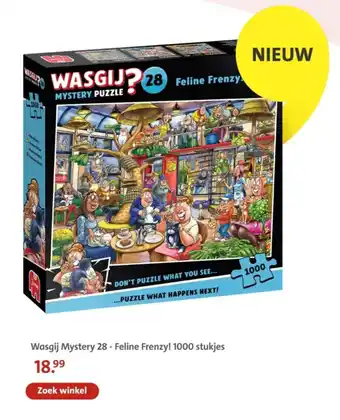 Bruna Wasgij Mystery 28  Feline Frenzy! aanbieding