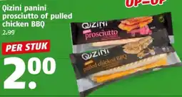 Poiesz Qizini panini prosciutto of pulled chicken BBQ aanbieding