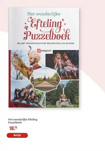 Bruna Het wonderlijke Efteling Puzzelboek aanbieding