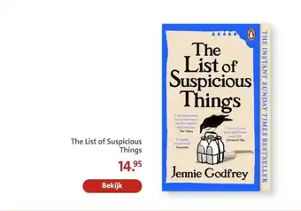 Bruna The List of Suspicious Things aanbieding