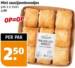 Poiesz Mini saucijzenbroodjes aanbieding