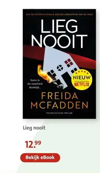 Bruna Lieg nooit aanbieding