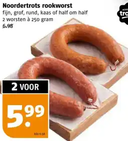 Poiesz Noordertrots rookworst aanbieding