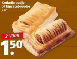 Poiesz Kroketbroodje of kipsatébroodje aanbieding