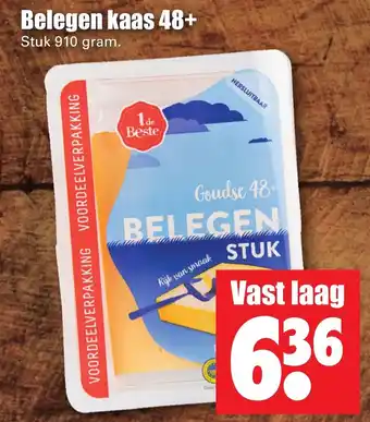 Dirk 1 de Beste Belegen 48+ kaas 910g aanbieding