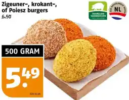 Poiesz Zigeuner, krokant, of Poiesz burgers aanbieding