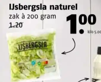 Poiesz IJsbergsla naturel aanbieding