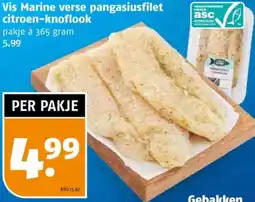 Poiesz Vis Marine verse pangasiusfilet citroen-knoflook aanbieding