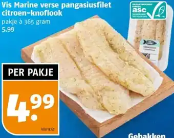 Poiesz Vis Marine verse pangasiusfilet citroen-knoflook aanbieding