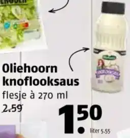 Poiesz Oliehoorn knoflooksaus aanbieding