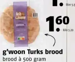 Poiesz G'woon turks brood aanbieding