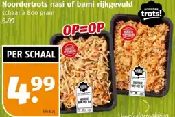 Poiesz Noordertrots nasi of bami rijkgevuld aanbieding