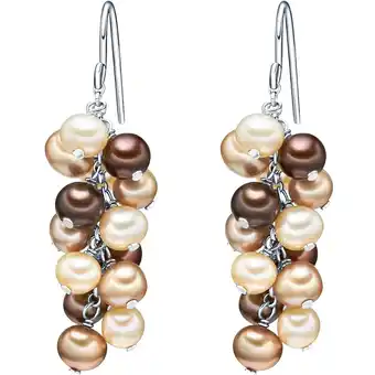 Douglas Valero Pearls Parel oorbellen Gekweekte zoetwaterparels Gekweekte zoetwaterparels in Bruin aanbieding