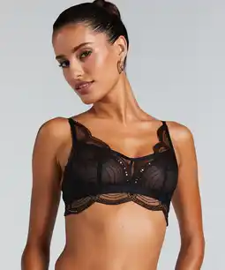 Hunkemoller Hunkemöller Bralette Ruby Zwart aanbieding