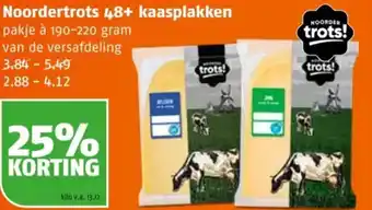 Poiesz Noordertrots 48+ kaasplakken aanbieding