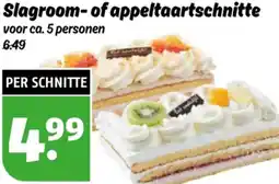 Poiesz Slagroom of appeltaartschnitte aanbieding