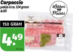 Poiesz Carpaccio aanbieding