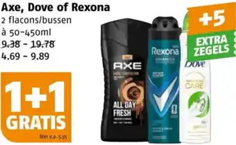 Poiesz Axe, Dove of Rexona aanbieding