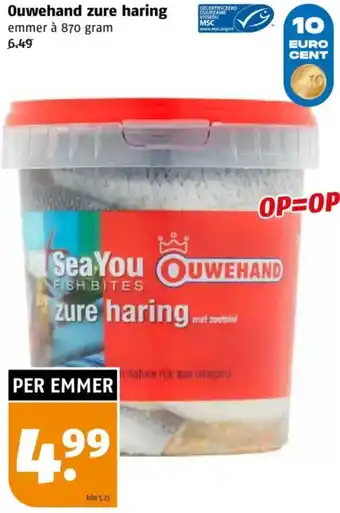 Poiesz Ouwehand zure haring aanbieding