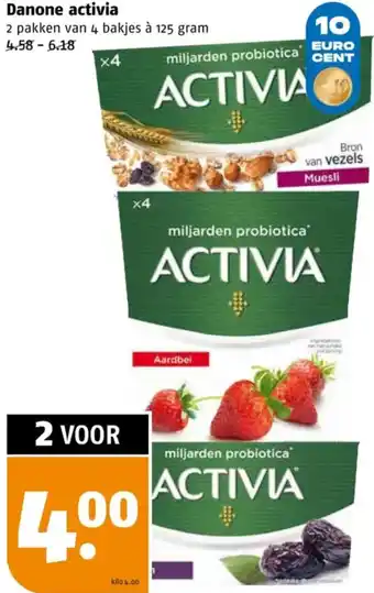 Poiesz Danone activia aanbieding