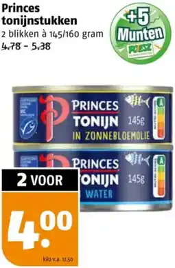 Poiesz Princes tonijnstukken aanbieding