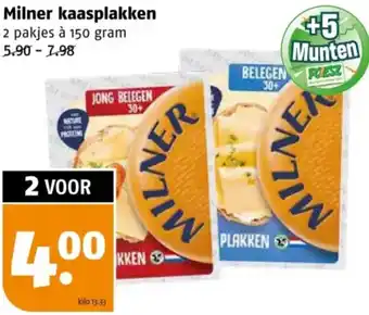 Poiesz Milner kaasplakken aanbieding