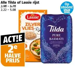 Poiesz Alle Tilda of Lassie rijst aanbieding