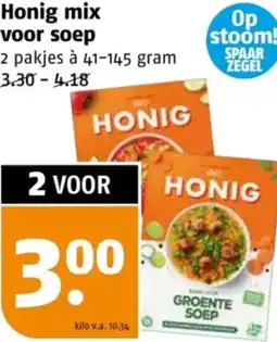 Poiesz Honig mix voor soep aanbieding