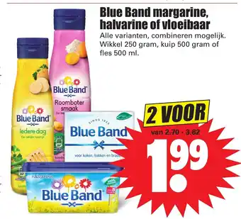 Dirk Blue Band Margarine, halvarine of vloeibaar aanbieding