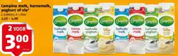 Poiesz Campina melk, karnemelk, yoghurt of vla aanbieding