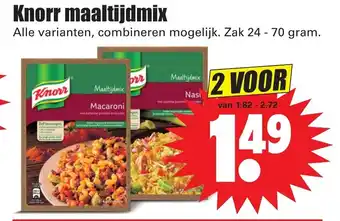 Dirk Knorr maaltijdmix 2*24-70g aanbieding