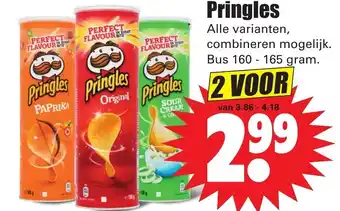 Dirk Pringles 2*160-165g aanbieding