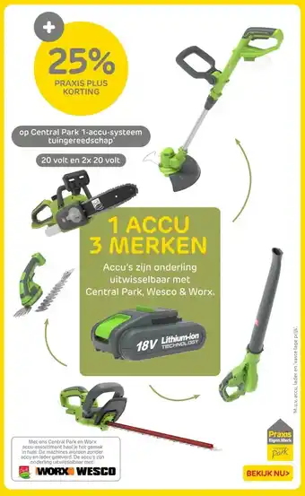 Praxis 25% PRAXIS PLUS KORTING aanbieding