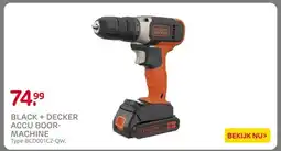 Praxis BLACK+DECKER ACCU BOOR- MACHINE aanbieding