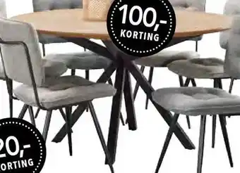 Pronto wonen Eettafel Belvio aanbieding