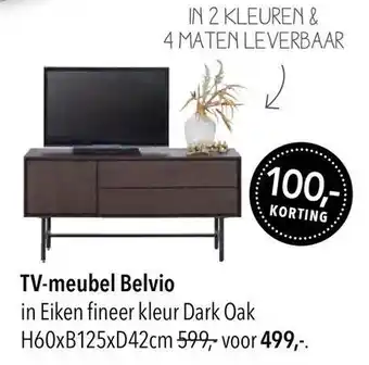 Pronto wonen TV meubel Belvio aanbieding