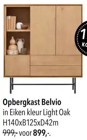 Pronto wonen Opbergkast Belvio aanbieding