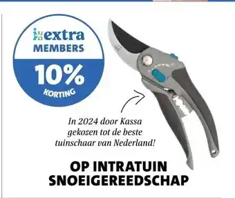 Intratuin 10% KORTING OP INTRATUIN SNOEIGEREEDSCHAP aanbieding