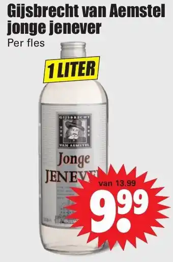 Dirk Gijsbrecht van Aemstel jonge jenever 1L aanbieding