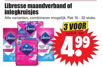 Dirk Libresse maandverband of inlegkruisjes 3*10-32st aanbieding