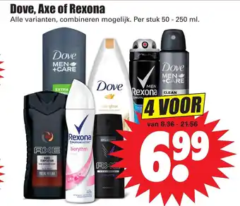 Dirk Dove, Axe of Rexona 4*50-250ml aanbieding