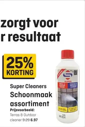 Hubo Super Cleaners Schoonmaak assortiment aanbieding